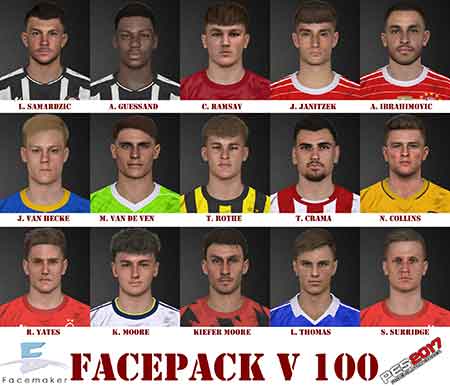 PES 2017 Facepack v100