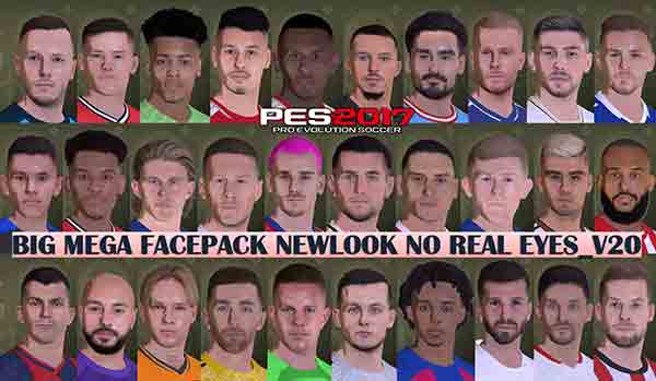 PES 2017 Facepack v20 by All Maker