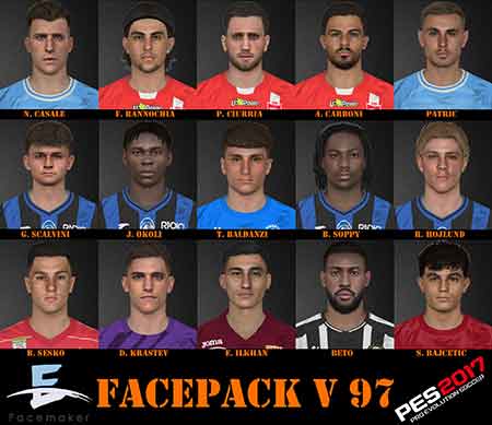 PES 2017 Facepack v97 by Eddie