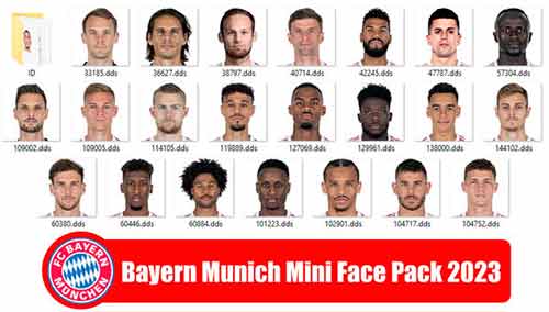 PES 2021 FC Bayern Munich Minifaces 2023