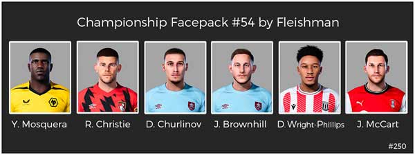 PES 2021 Championship Facepack v54