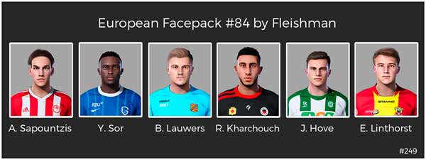 PES 2021 European Facepack v84