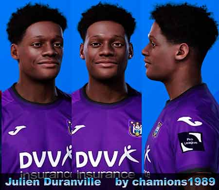 PES 2021 Julien Duranville Face