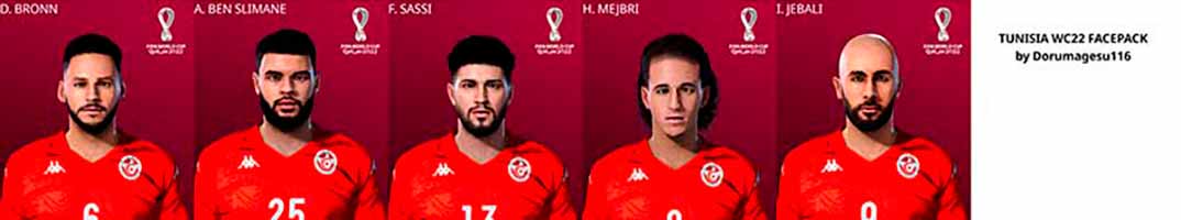 PES 2021 Tunisia Faces WC 2022