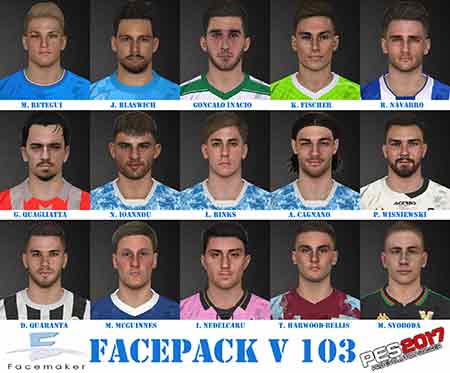PES 2017 Facepack v103