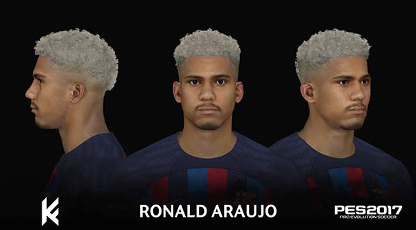 PES 2017 Ronald Araújo Face 2023