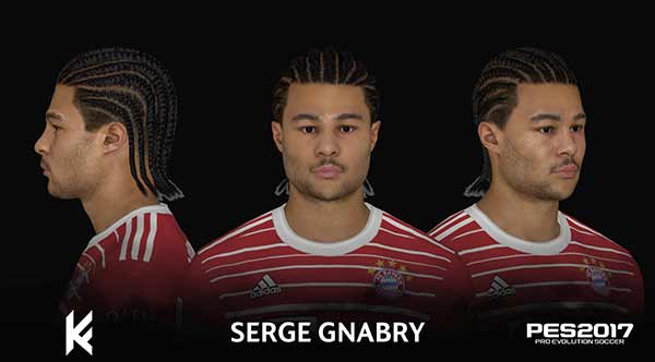 PES 2017 Serge Gnabry Face 2023