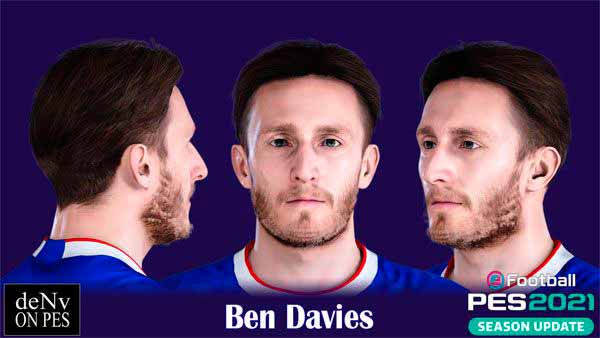 PES 2021 Face Ben Davies 2023