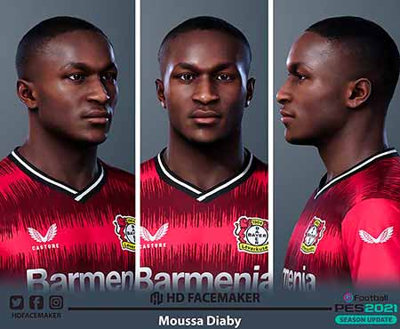 PES 2021 Face Moussa Diaby