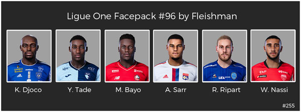PES 2021 Ligue 1 Facepack v96