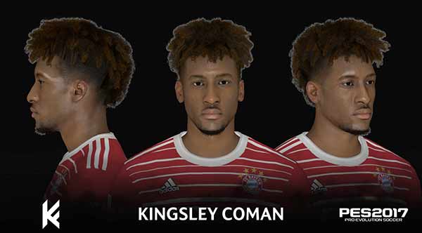 PES 2017 Kingsley Coman Face 2023