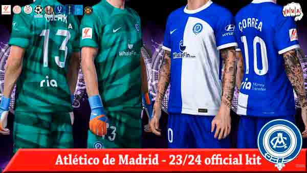 PES 2021 Atletico Madrid Official Kits 2024