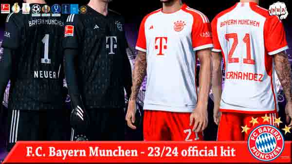 PES 2021 Bayern Munchen Official Kits 2024