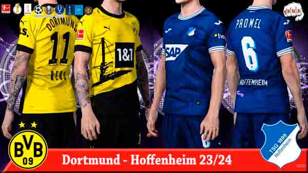 PES 2021 Dortmund & Hoffenheim Kits 2024
