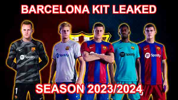 PES 2021 FC Barcelona Kits 2023/24