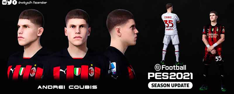 PES 2021 Face Andrei Coubis