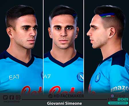 PES 2021 Giovanni Simeone Face