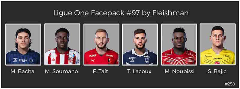 PES 2021 Ligue 1 Facepack v97