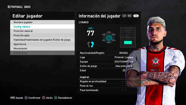 PES 2021 New Look Lyanco Neves 2023