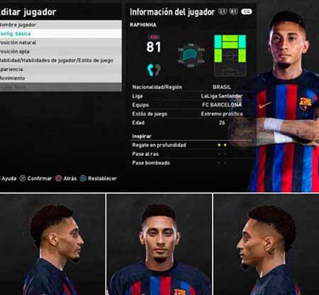 PES 2021 Raphinha Face #27.05.23