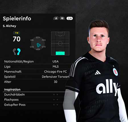 PES 2021 Spencer Richey Face