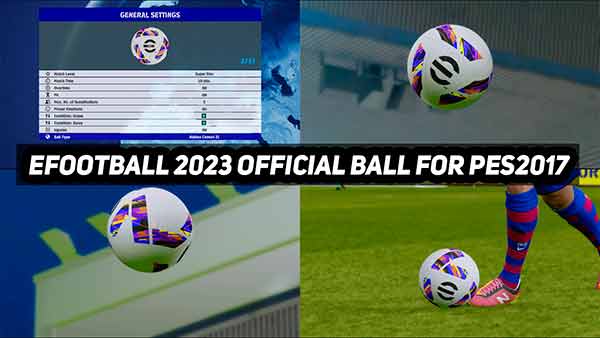 eFootball 2023 Official Ball For PES 2017
