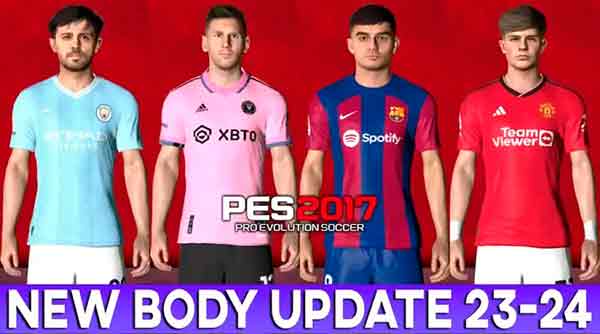 PES 2017 Body Mod Update 2023-24