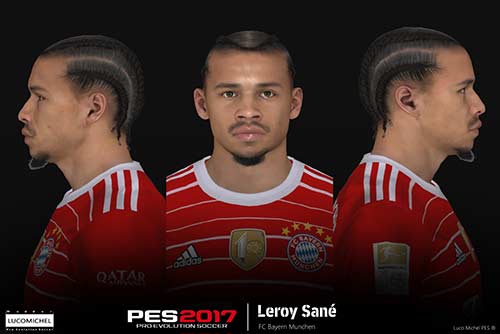 PES 2017 Leroy Sané Face