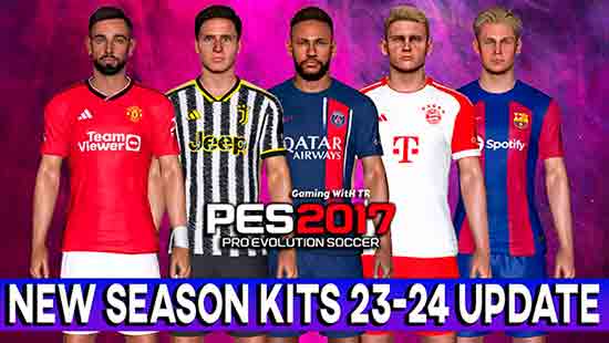 PES 2017 New Kits 2023-24 Update v11