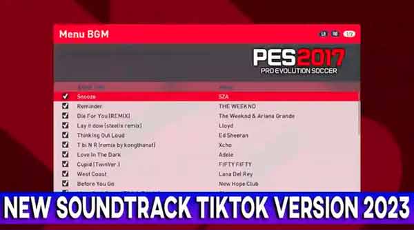 PES 2017 Soundtrack 2023 Version TikTok