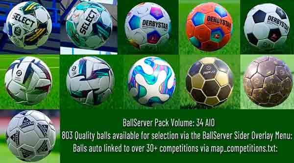 PES 2021 BallServer Pack v34 AIO