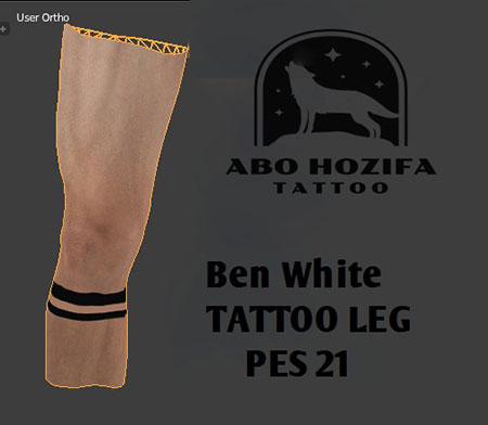 PES 2021 Ben White Tattoo Leg 2023