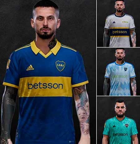 PES 2021 Boca Juniors Kits 2023