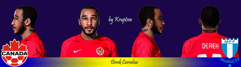 PES 2021 Derek Cornelius Face