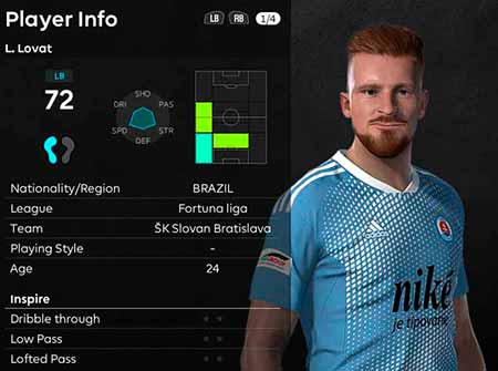 PES 2021 Face Lucas Lovat