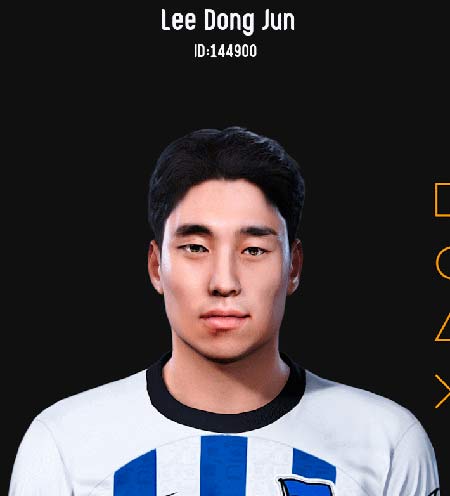 PES 2021 Lee Dong-Jun Face For FL 23