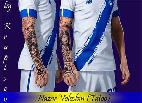 PES 2021 Nazar Voloshyn Tattoo