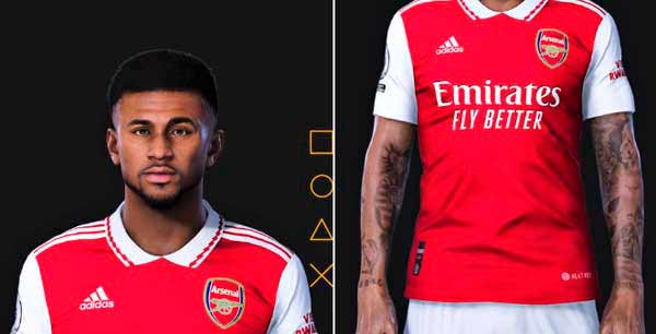 PES 2021 Reiss Nelson Face & Tattoo