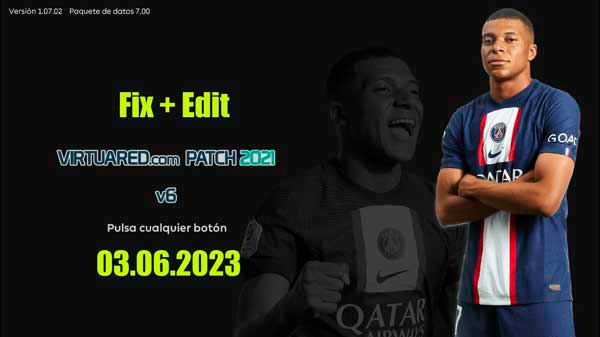 PES 2021 VirtuaRED Patch 2021 v6 Edit and FIX