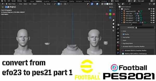 Convert eFootball 2023 Face To PES 2021 (Part 1)