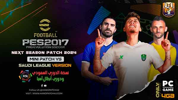 PES 2017 Mini Patch v5 (Saudi League)
