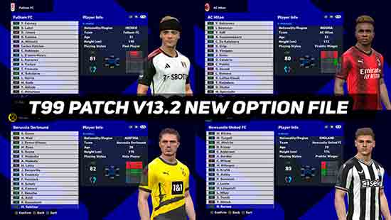 PES 2017 OF #28.07.23 For t99 Patch v13