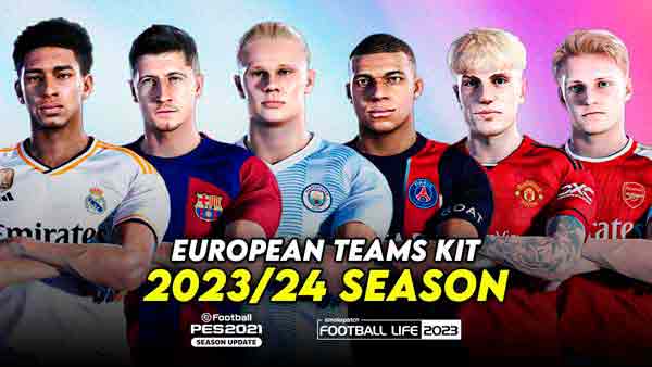 PES 2021 European Team Kit 2023/24