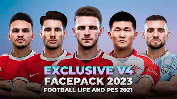 PES 2021 Exclusive Facepack 2023 v4