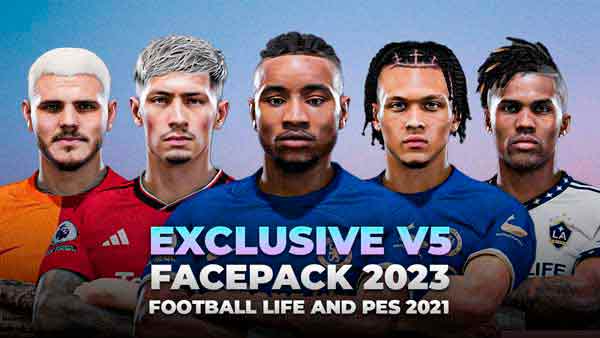 PES 2021 Exclusive Facepack 2023 v5