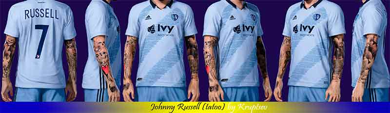 PES 2021 Johnny Russell Tattoo