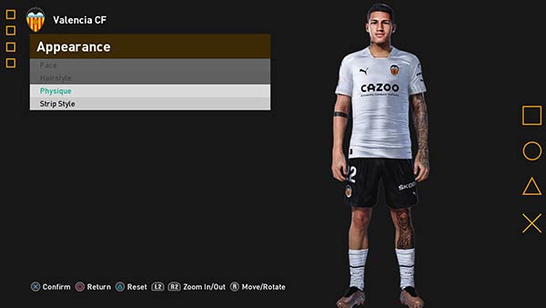 PES 2021 Marcos André Tattoo
