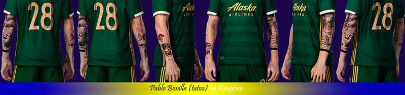 PES 2021 Pablo Bonilla Tattoo
