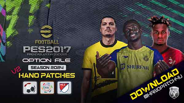 PES 2017 HANO Patches OF 2023 v2