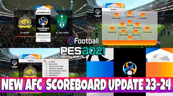 PES 2021 AFC CL Scoreboard Update 2023-24
